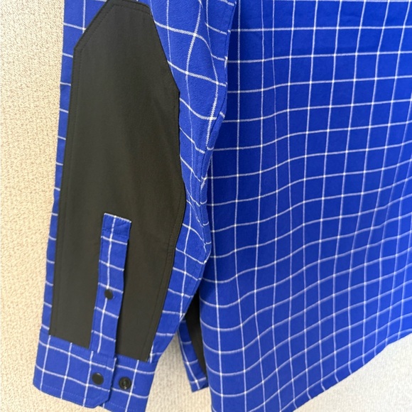 Burton Mens Size Large Brighton Performance Flannel Water Resistant Stretchy - Picture 6 of 10